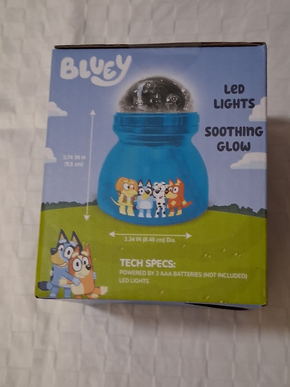 Bluey LED Night Light - Blue Soothing Glow